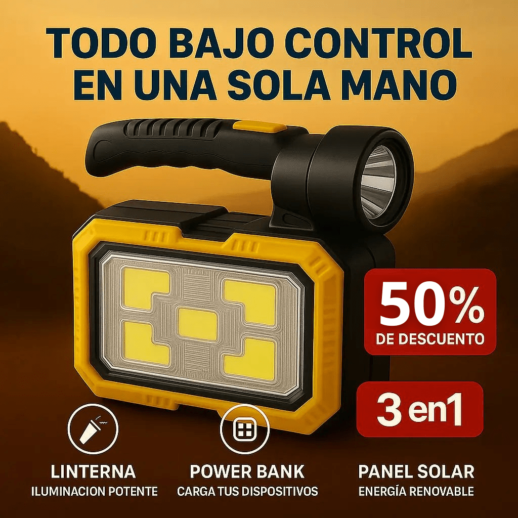 PowerBox - Ilumina, repara y carga… sin enchufes.